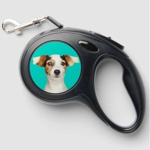 Custom Dog Photo Retractable Leash – Personalized Dog Accessory