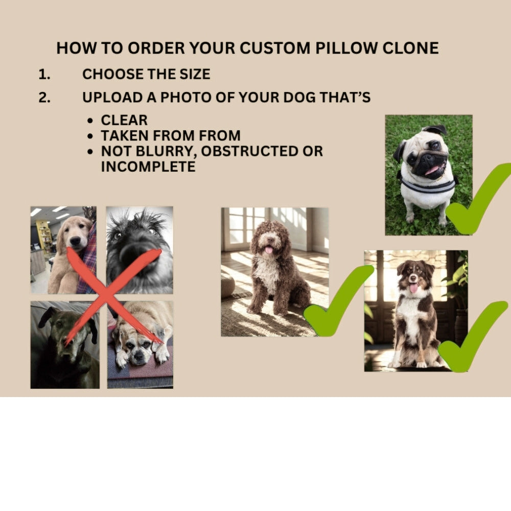 3D Custom Pillow Pal – Your Dog as a Huggable Pillow