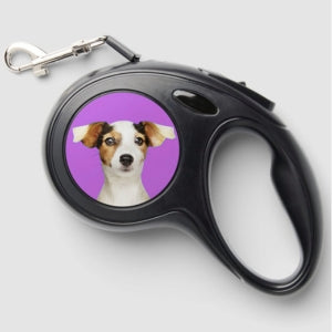 Custom Dog Photo Retractable Leash – Personalized Dog Accessory