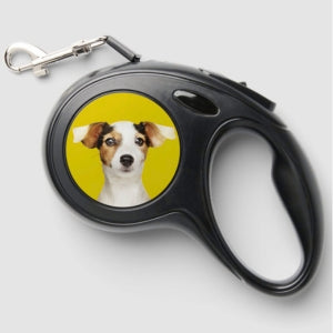 Custom Dog Photo Retractable Leash – Personalized Dog Accessory