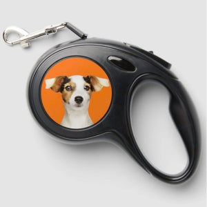 Custom Dog Photo Retractable Leash – Personalized Dog Accessory