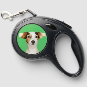 Custom Dog Photo Retractable Leash – Personalized Dog Accessory