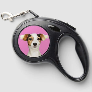 Custom Dog Photo Retractable Leash – Personalized Dog Accessory