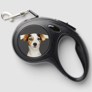 Custom Dog Photo Retractable Leash – Personalized Dog Accessory