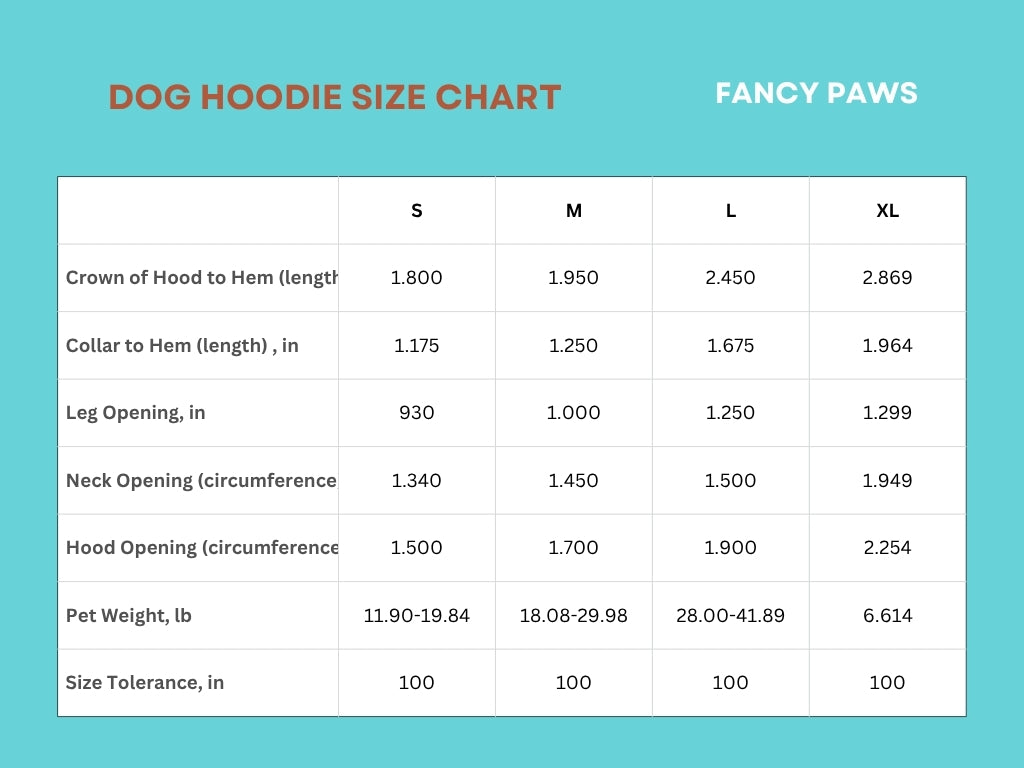 Custom Dog Hoodie with Name – 10 Bold Colors, 3 Sizes