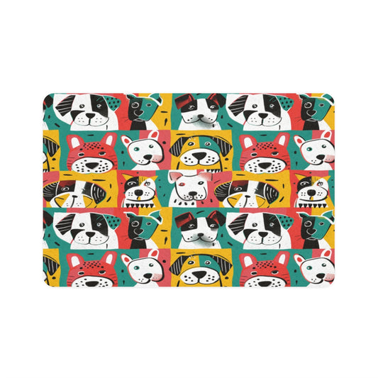 Cartoon Dog Placemat – Fun Feeding Mat for Pets