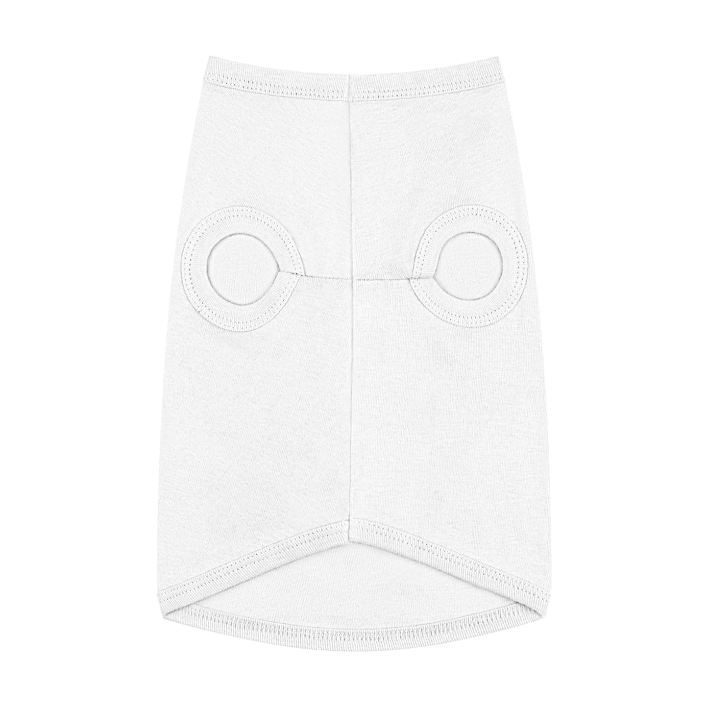 dog tank top white