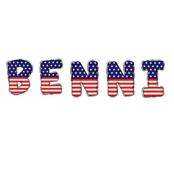 Custom Dog Tank Top with USA Flag & Personalized Name