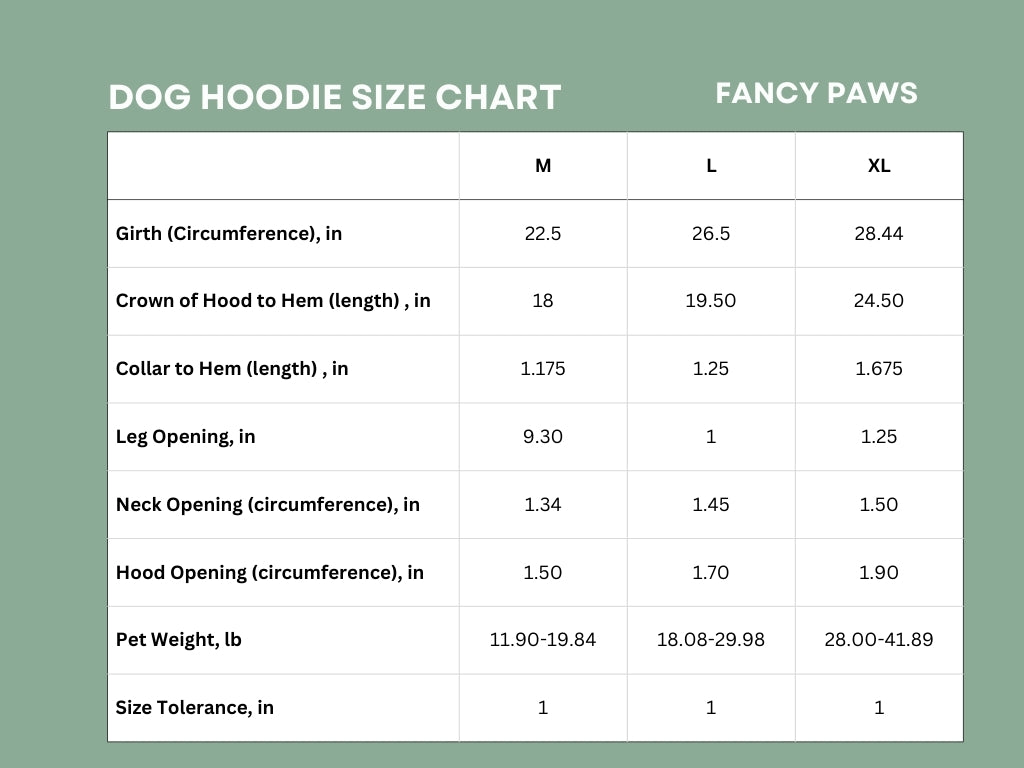 Custom Dog Hoodie with Name – 10 Bold Colors, 3 Sizes
