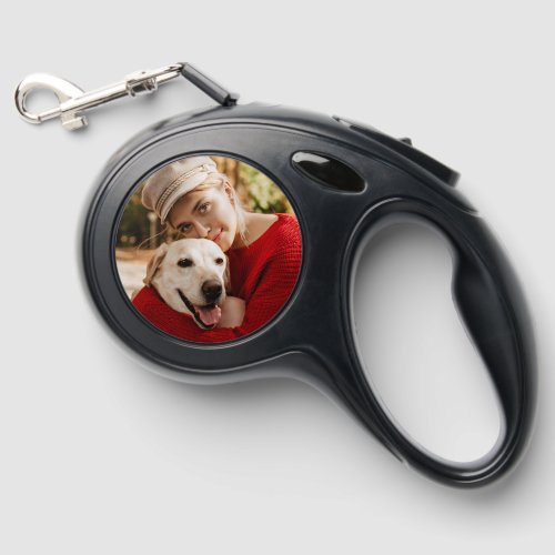 Custom Dog Photo Retractable Leash – Personalized Dog Accessory