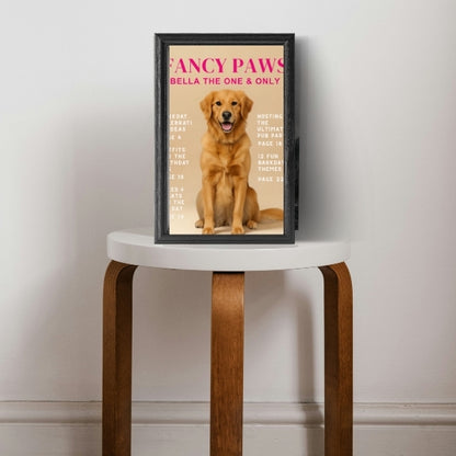 The Fancy Paws Magazine Cover