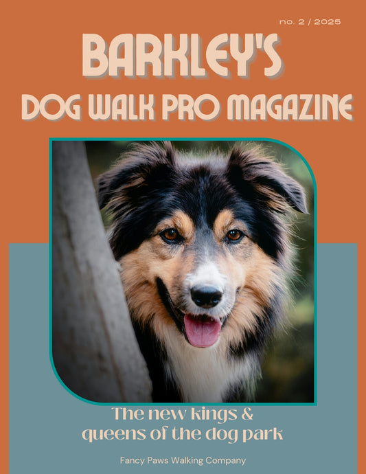 Dog Walk Pro Custom Dog Magazine Cover - Poster or Canvas – The Heros of the Dog Park