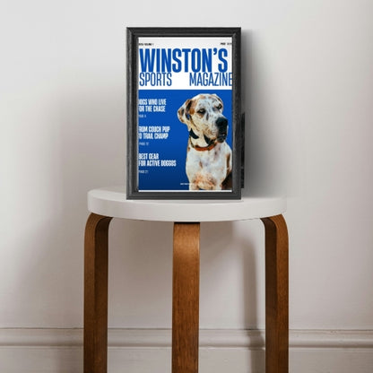 For the Active Dog - Sport's Magazine Cover