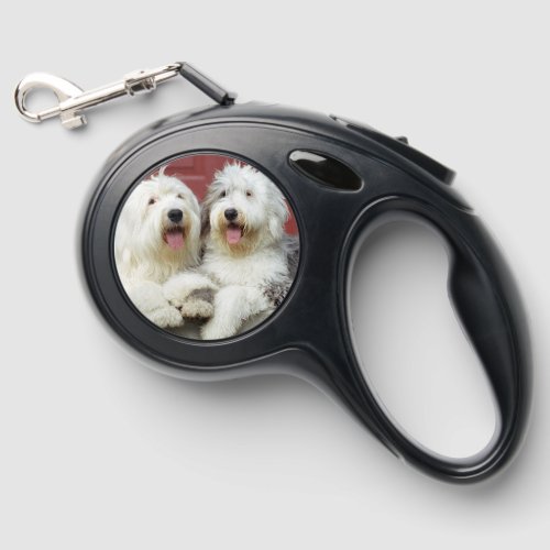 Custom Dog Photo Retractable Leash – Personalized Dog Accessory