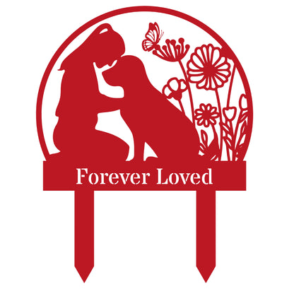Forever Loved - Custom Dog's Name Garden Sign
