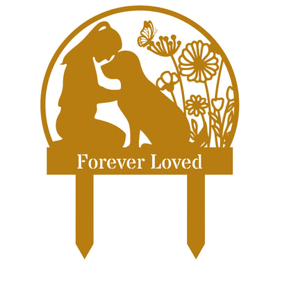 Forever Loved - Custom Dog's Name Garden Sign