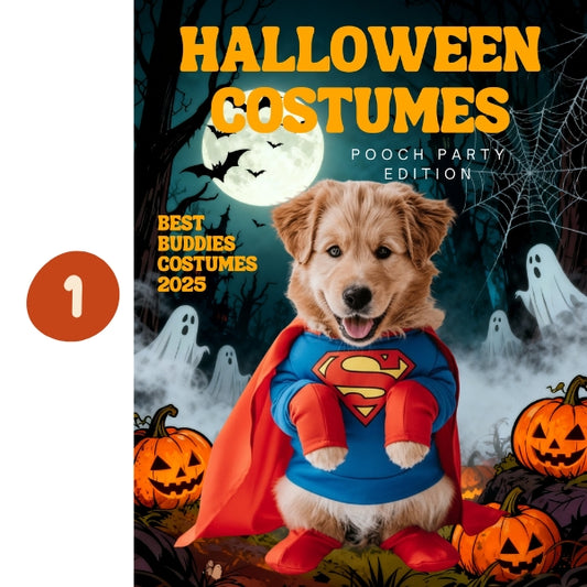Custom Halloween Dog Magazine Poster – Pooch Party Edition