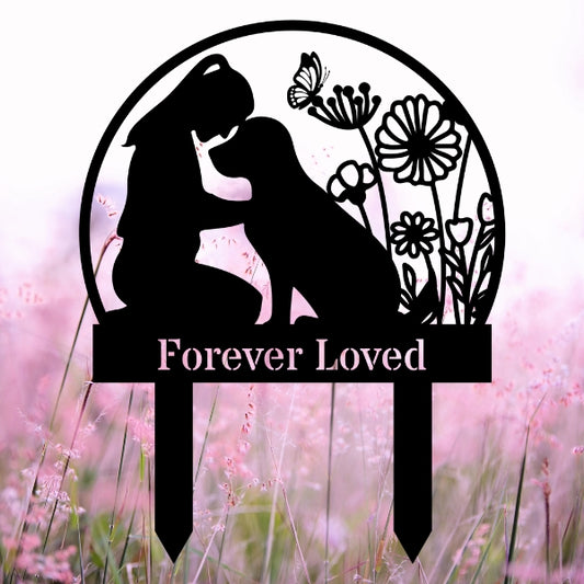Forever Loved - Custom Dog's Name Garden Sign