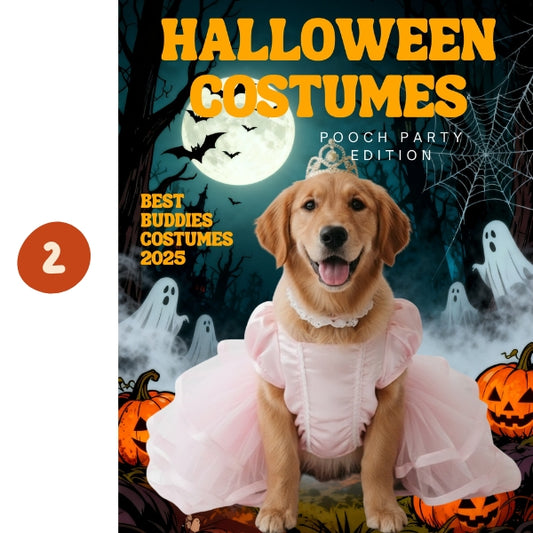 Custom Halloween Dog Magazine Poster – Pooch Party Edition