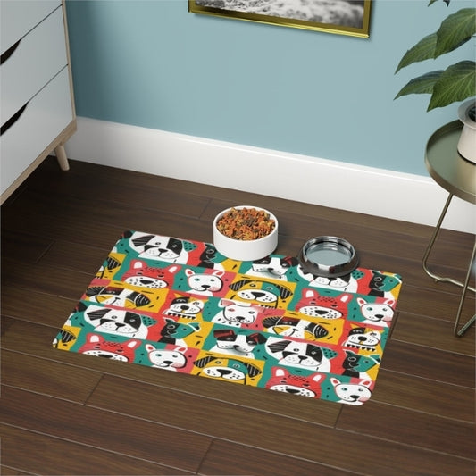 Cartoon Dog Placemat – Fun Feeding Mat for Pets
