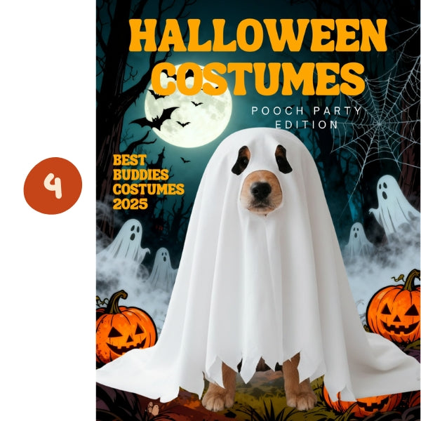Custom Halloween Dog Magazine Poster – Pooch Party Edition