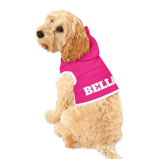 Custom Dog Hoodie with Name – 10 Bold Colors, 3 Sizes