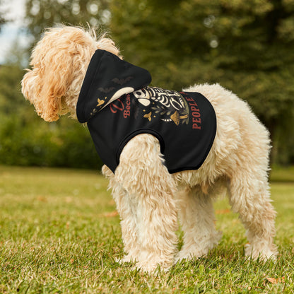 Halloween Dog Hoodie – “Dogs Because People Are Creepy” Funny Costume for Pets