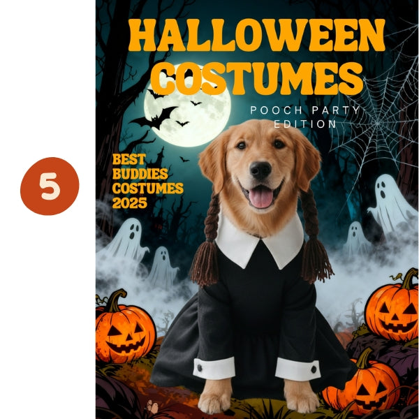 Custom Halloween Dog Magazine Poster – Pooch Party Edition