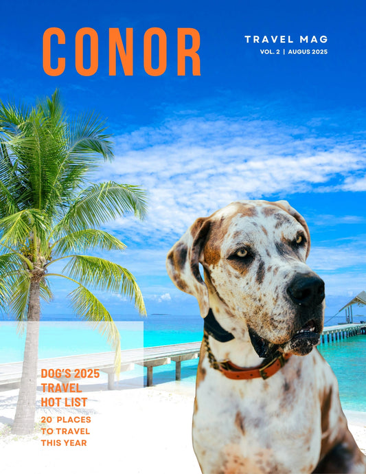 Custom Dog Magazine Cover - Poster or Canvas – The Travel Mag for Your Pup