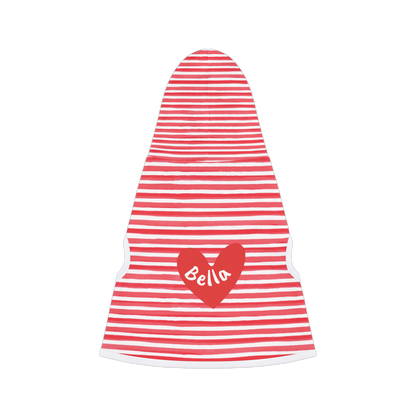 Striped Custom Dog Name Hoodie