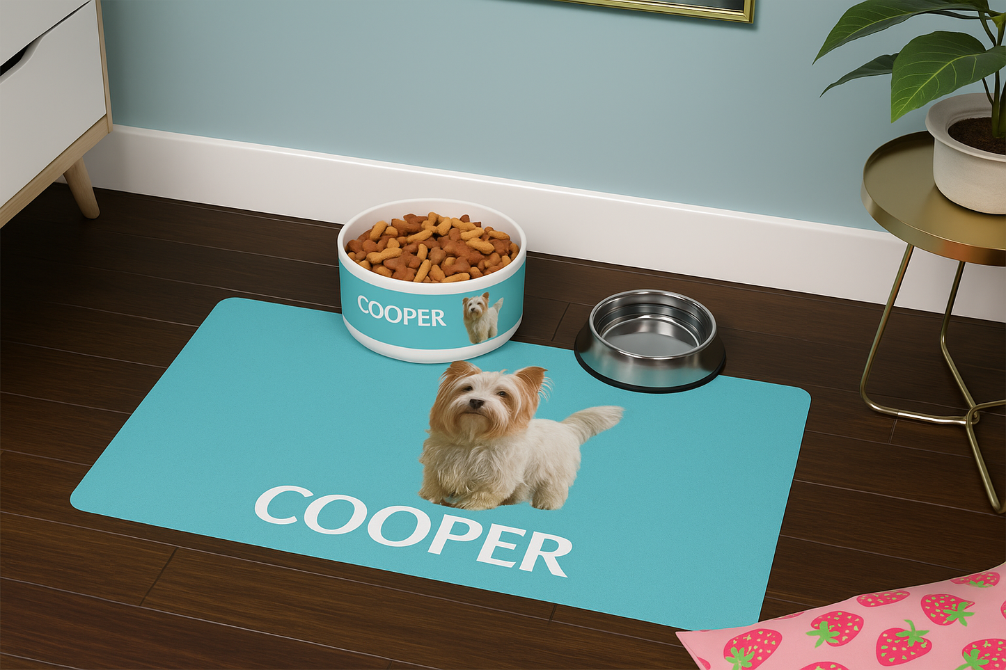 Colorful Personalized Dog Food Bowl