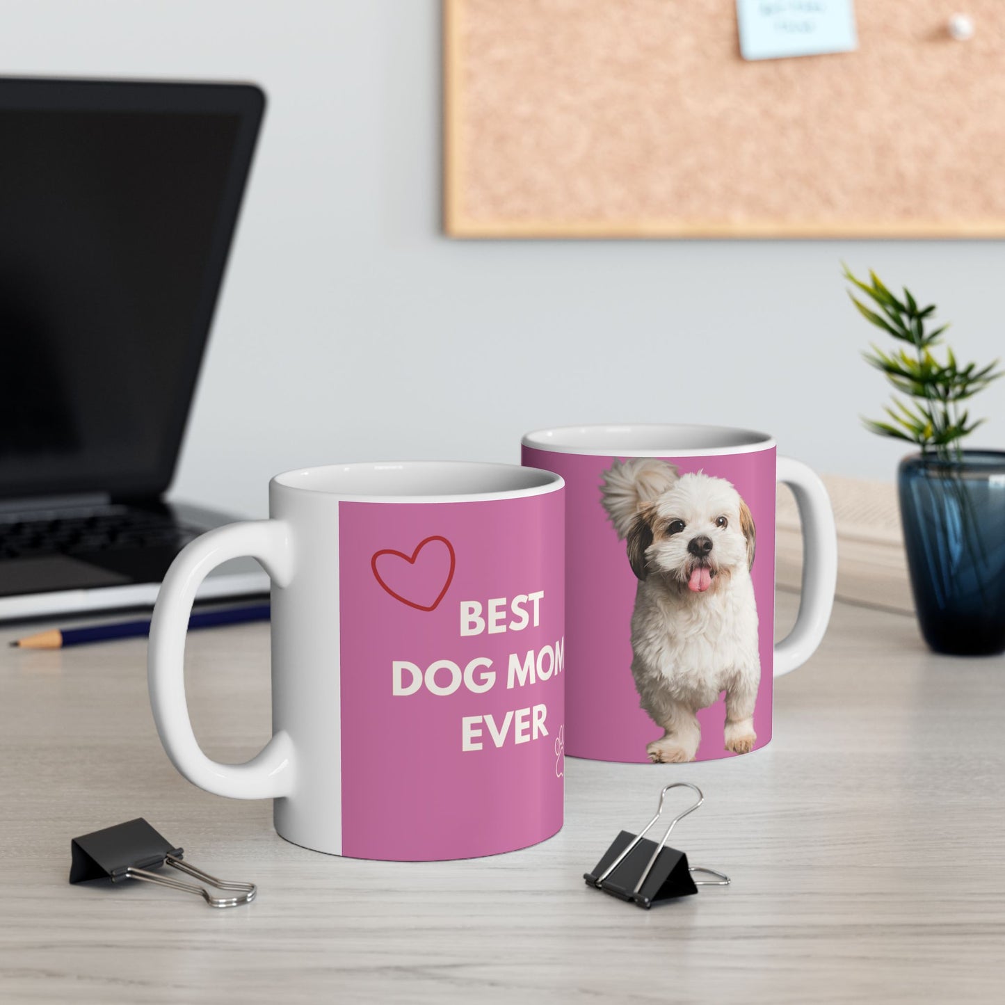 Complete Set Custom Dog Mom Tableware