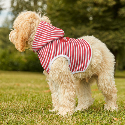 Striped Custom Dog Name Hoodie