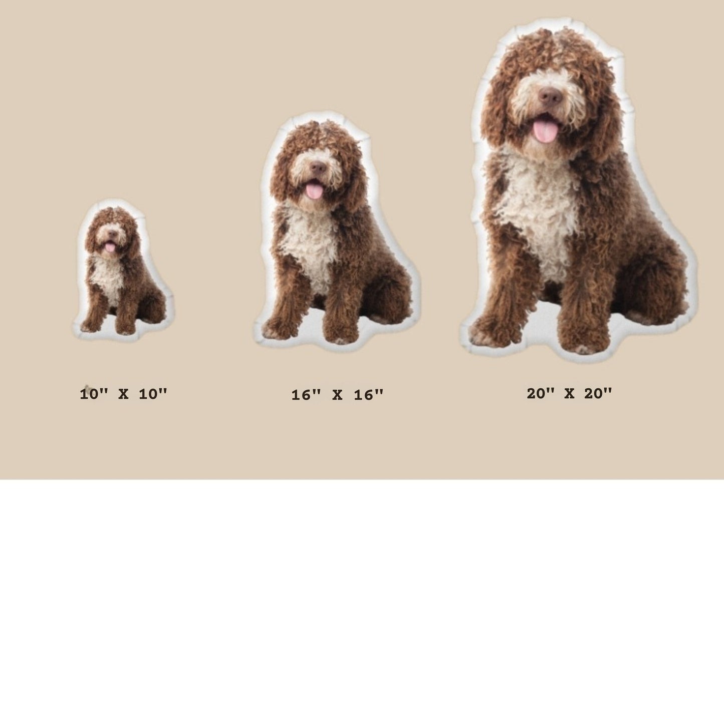 3D Custom Pillow Pal – Your Dog as a Huggable Pillow