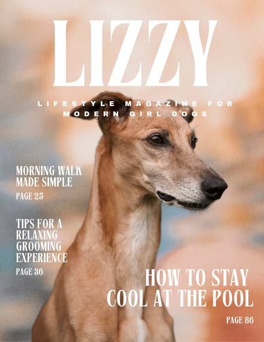 Custom Dog Magazine Cover - Poster or Canvas – Glamorous Dog Lifestyle Edition