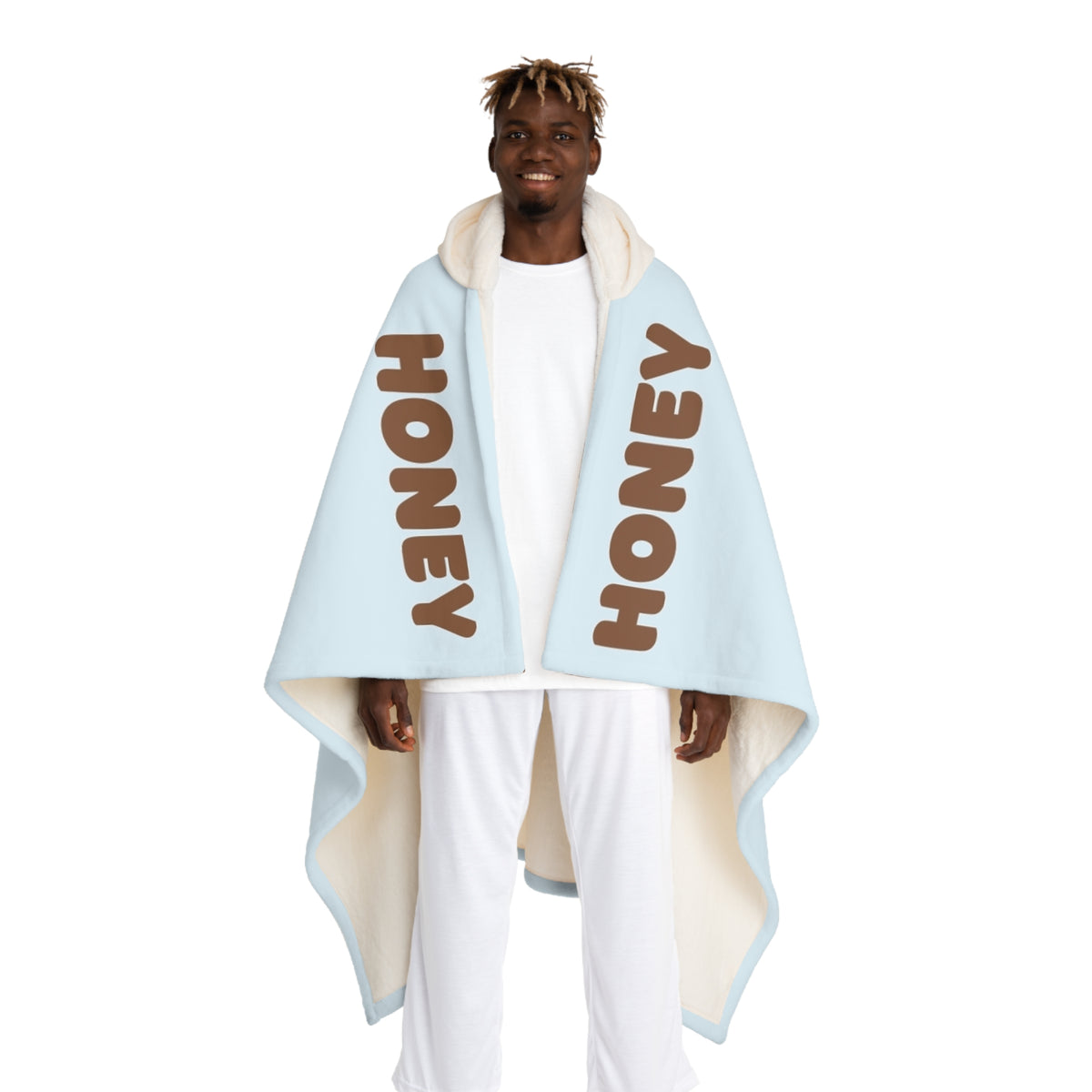 1 dog custom photo & name hooded blanket