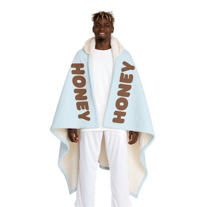 1 dog custom photo & name hooded blanket