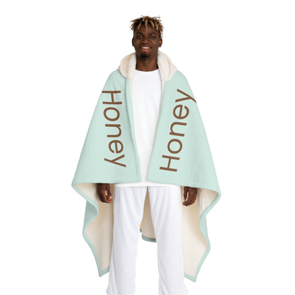 1 dog custom photo & name hooded blanket