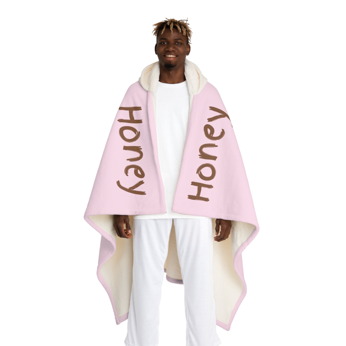 1 dog custom photo & name hooded blanket