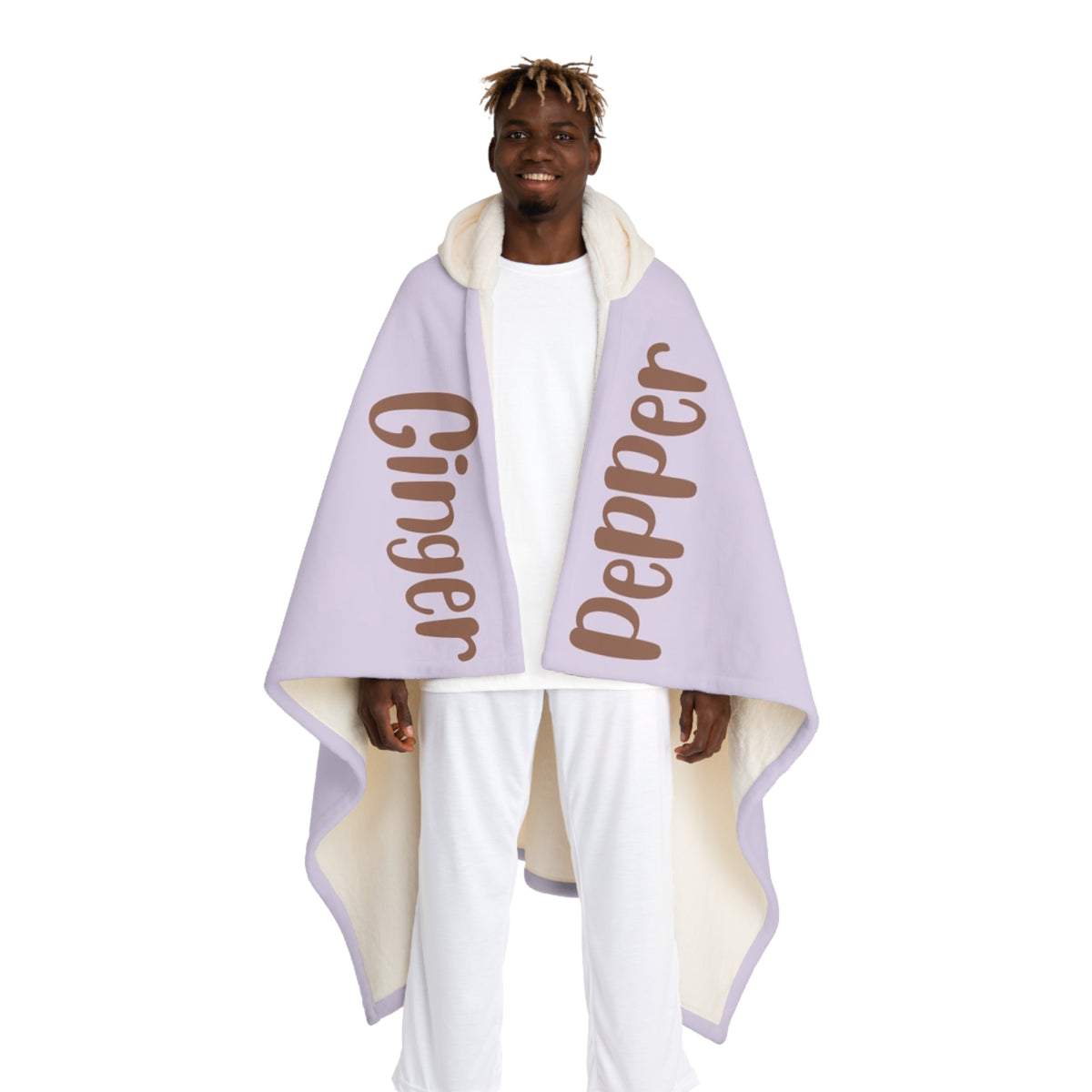 2 dogs custom photo & name hooded blanket (Copy)