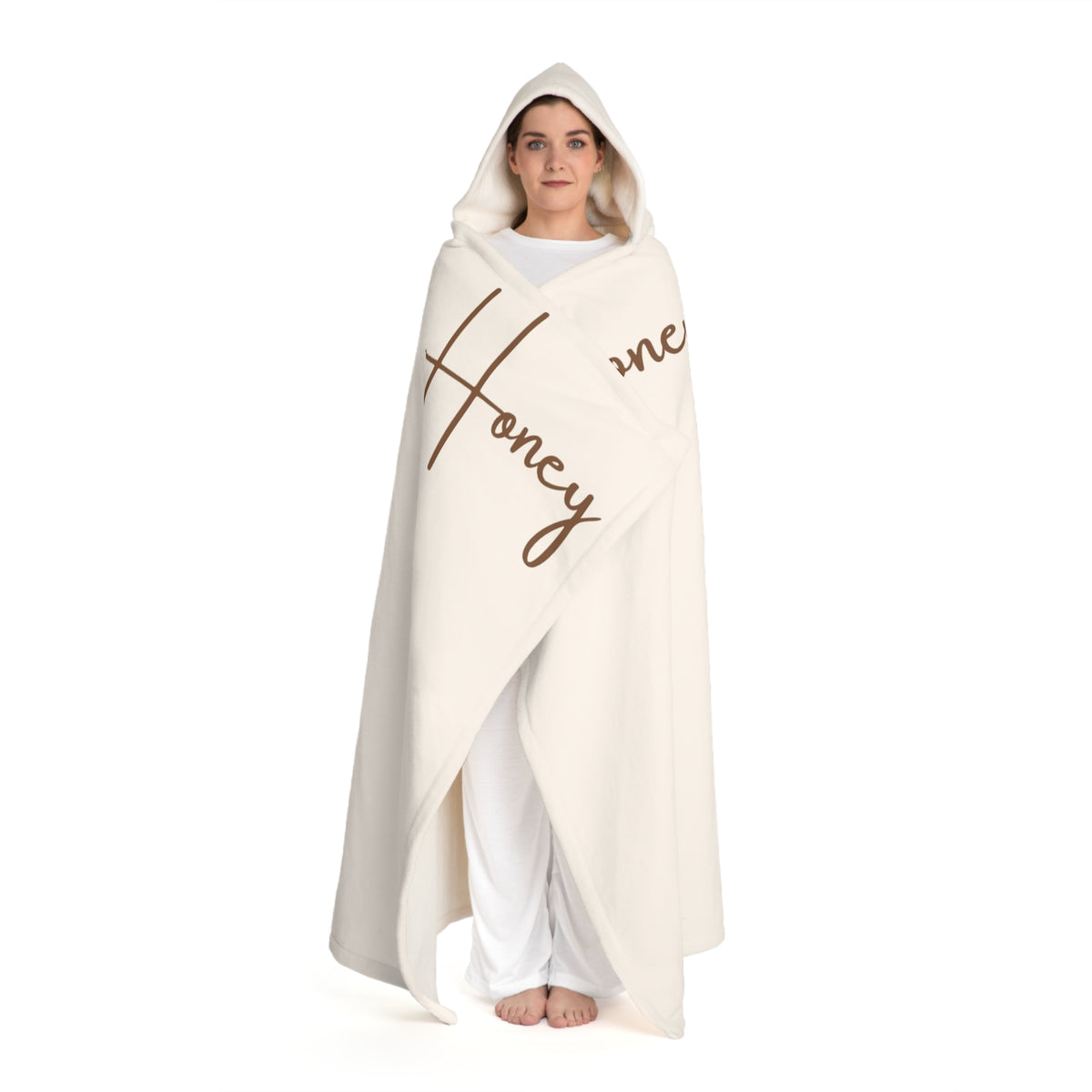 1 dog custom photo & name hooded blanket