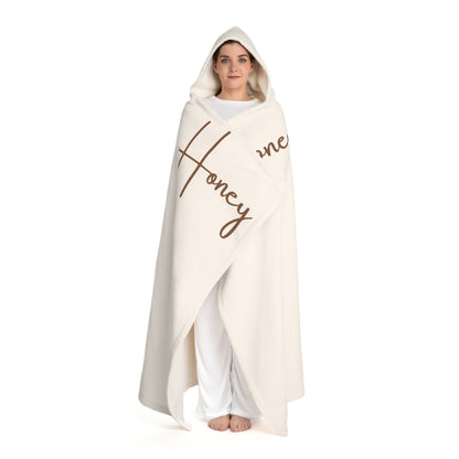 1 dog custom photo & name hooded blanket