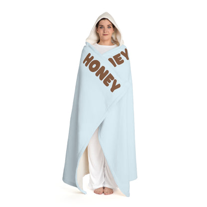 1 dog custom photo & name hooded blanket