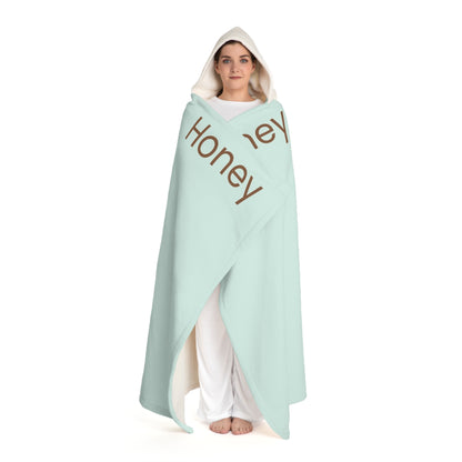 1 dog custom photo & name hooded blanket