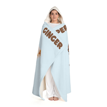 2 dogs custom photo & name hooded blanket (Copy)