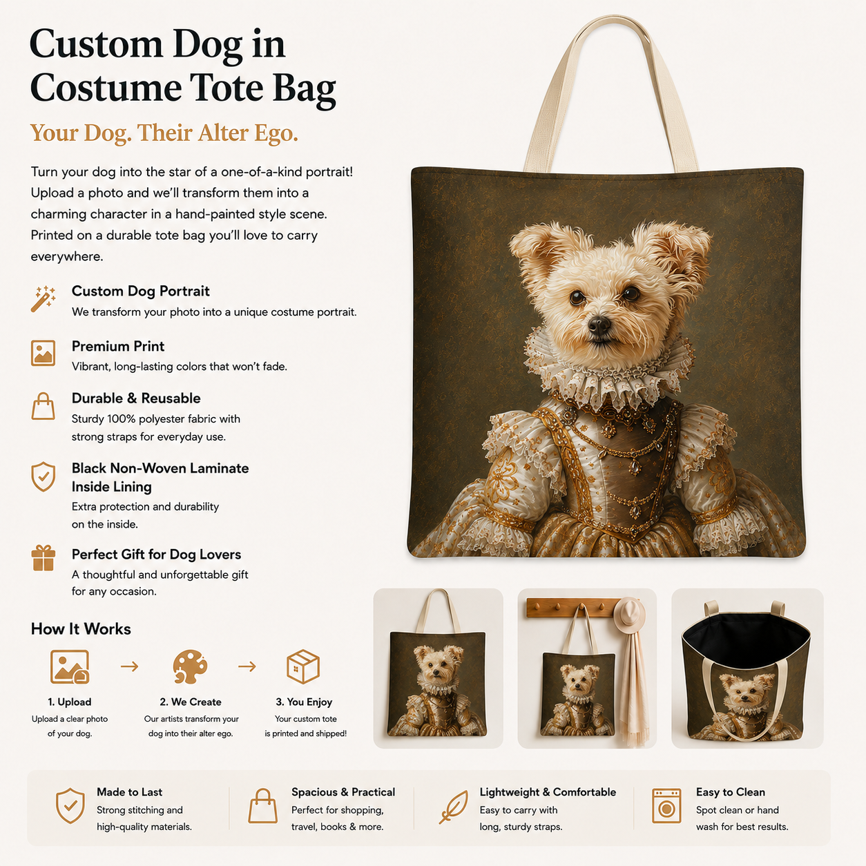 Your Royal Dog on Your Bag