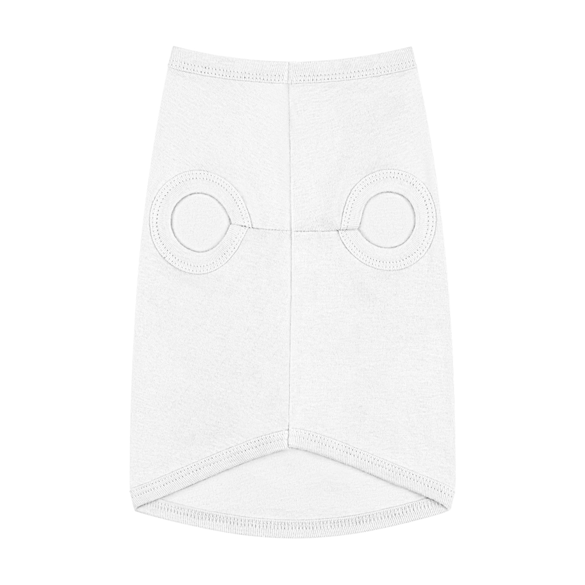 dog tank top white