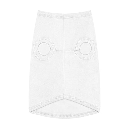 dog tank top white