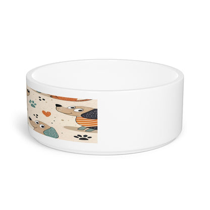 Playful Dachshund Dog Bowl – Whimsical Pup Design