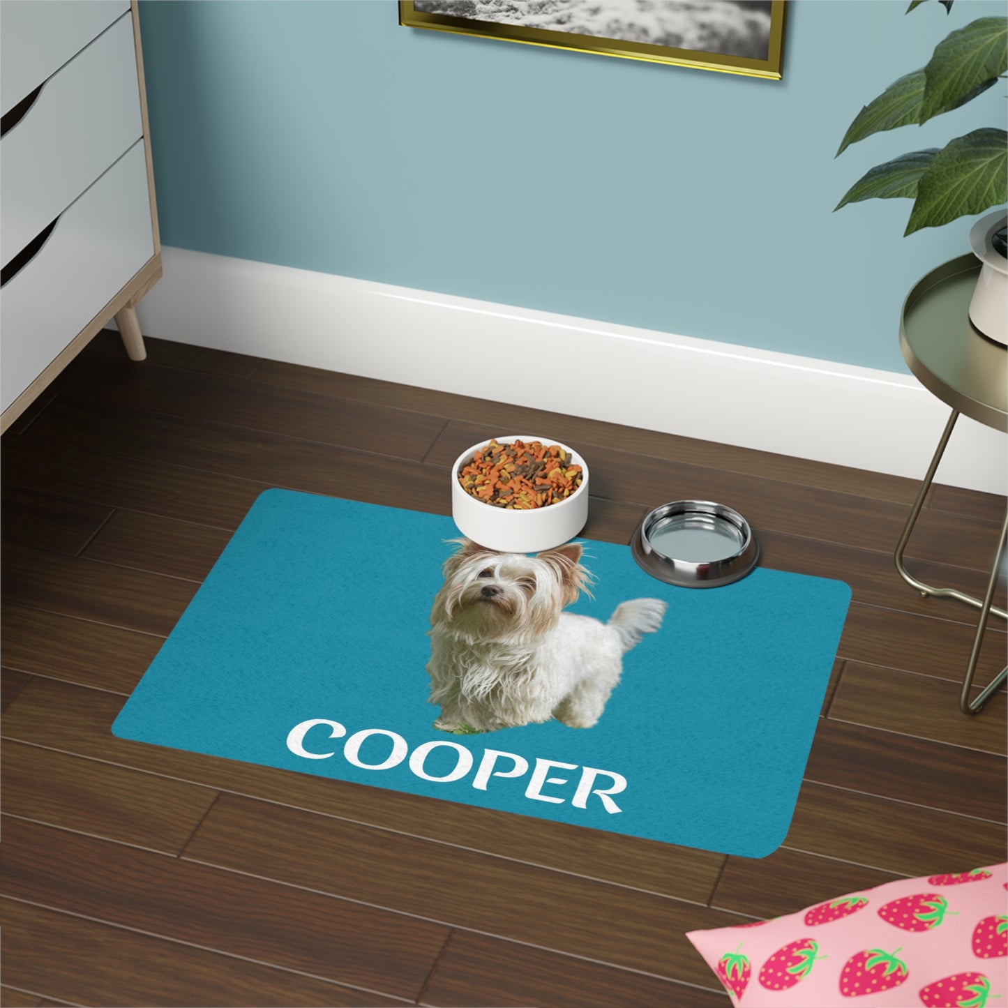 Custom Dog Bowl with Photo & Name – 12 Bold Colors